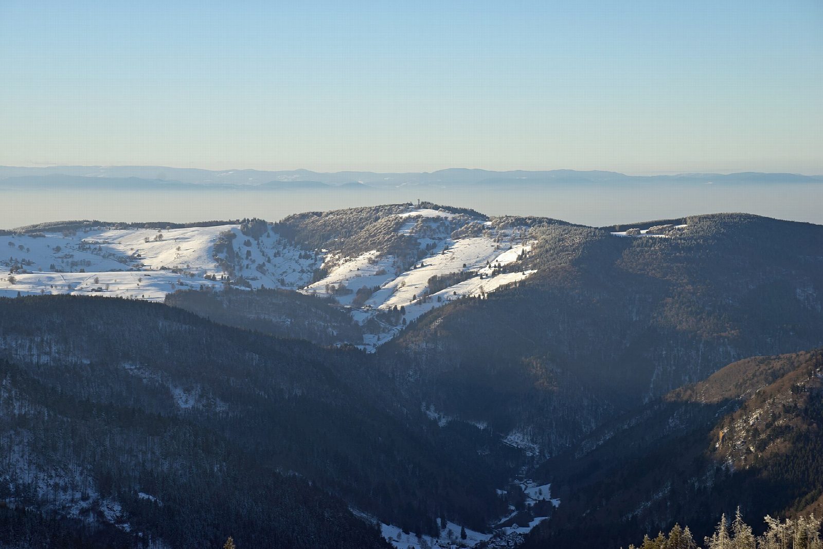 Schauinsland from the cable car valley station