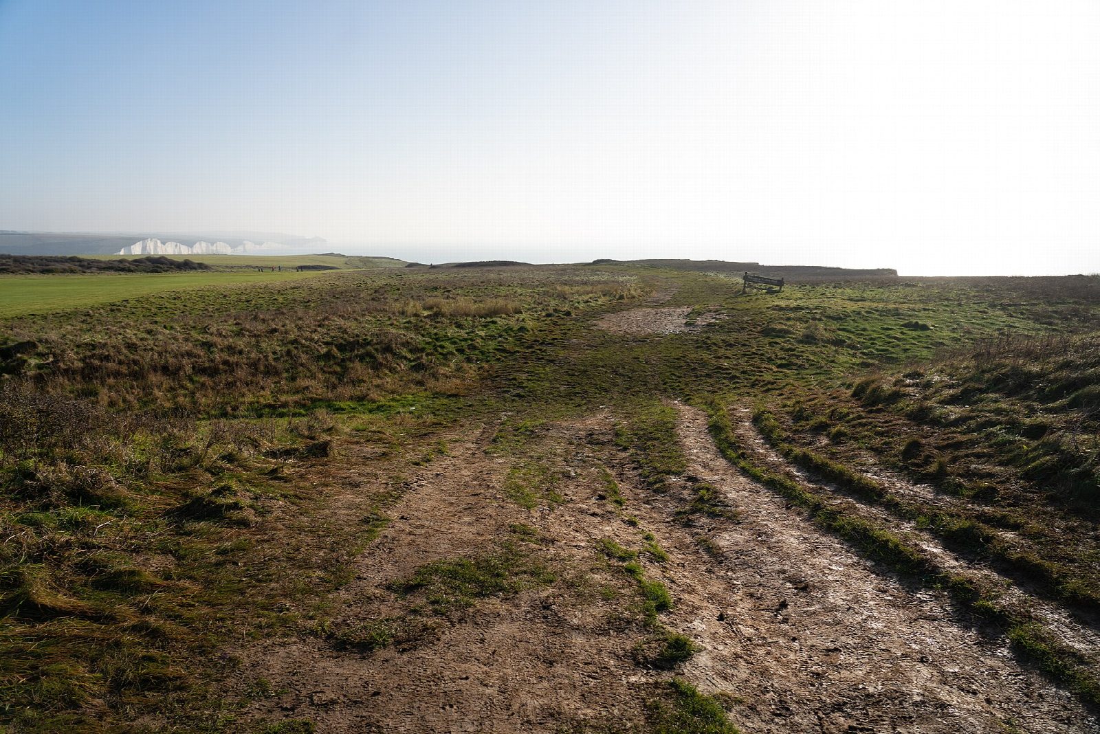 Seaford Head and Hope Gap from South Hill Barn