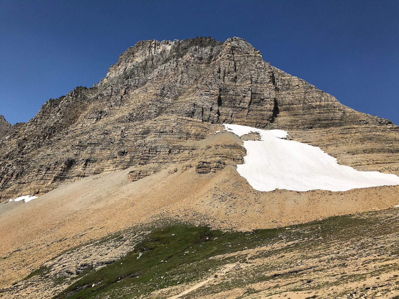 Siyeh Pass from Siyeh Bend