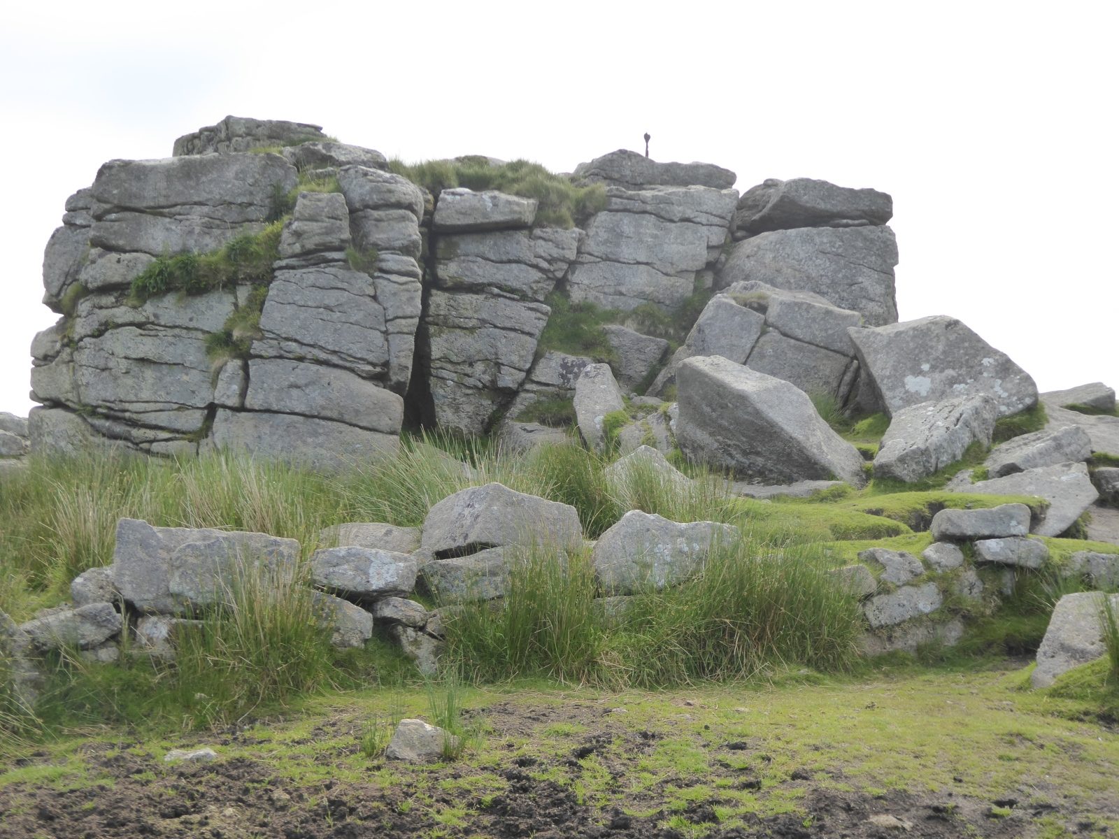 South Hessary Tor and Nun's Cross from Princetown