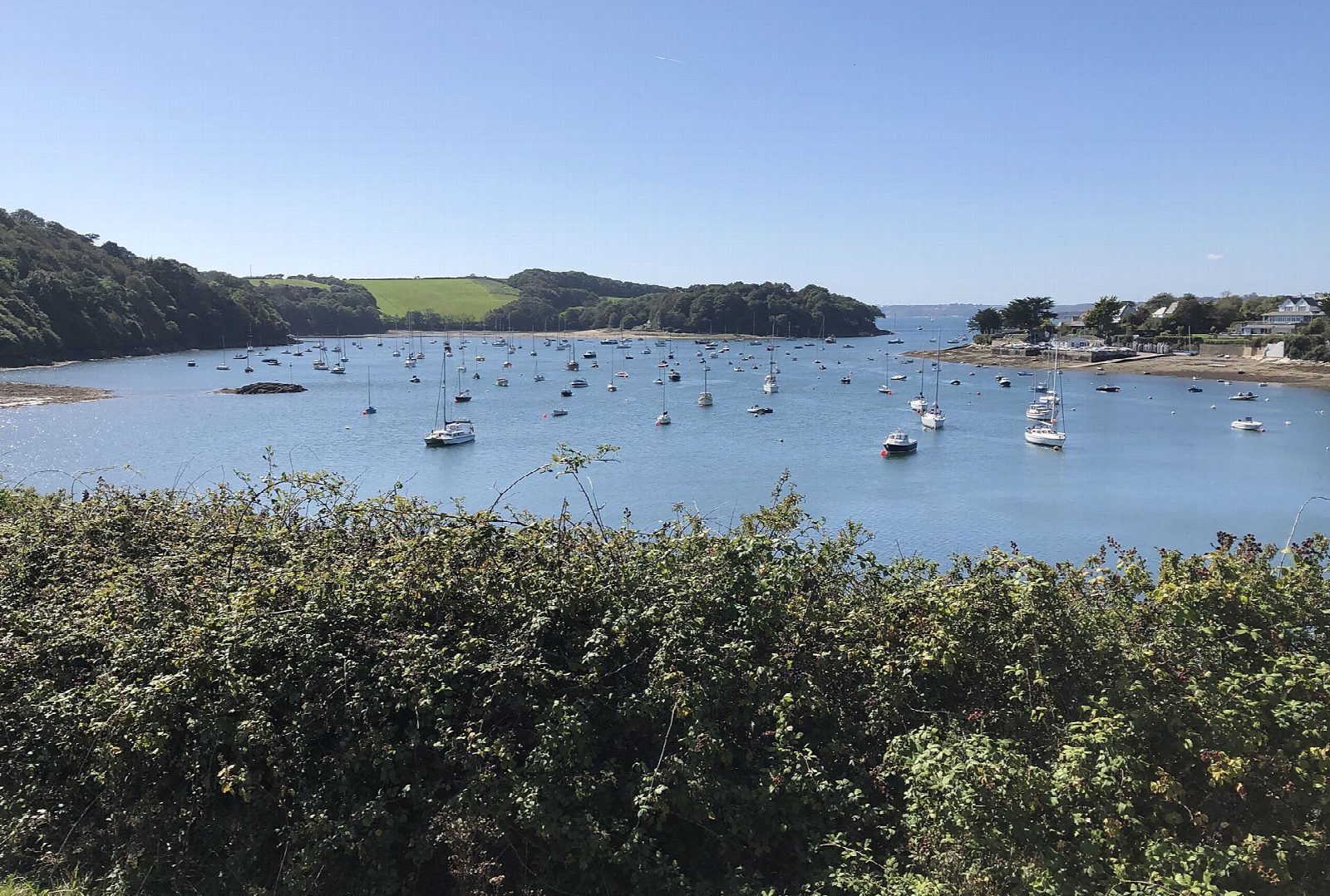 St Anthony Head and Place from Porth Farm