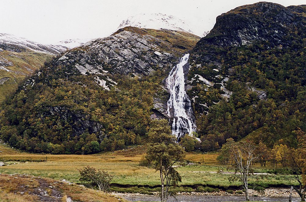 Steall Falls and the Nevis Gorge