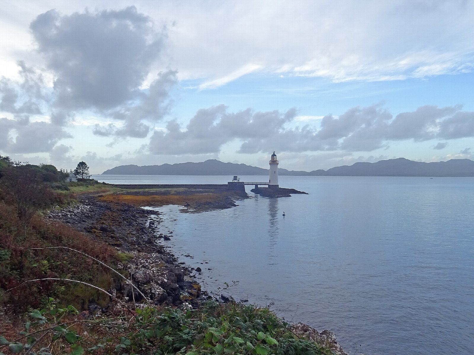 Rubha nan Gall lighthouse from Tobermory