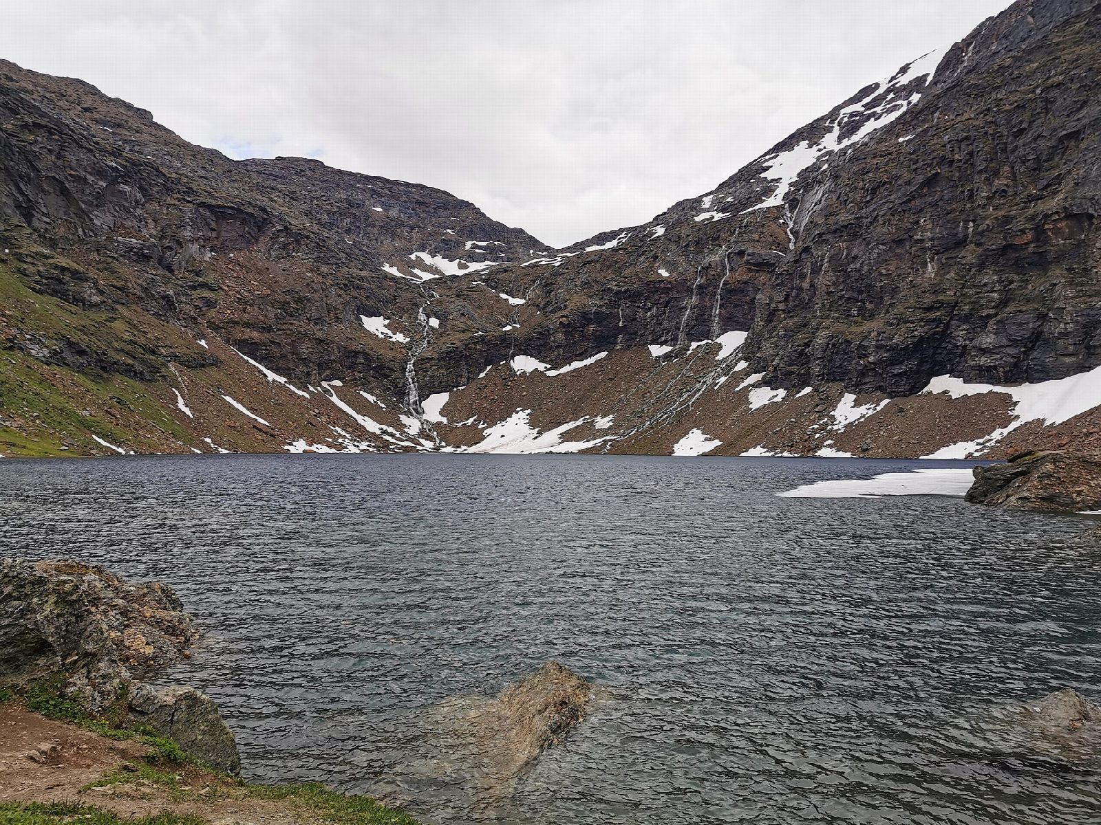 Kärkevagge and Trollsjön from Låktatjåkka