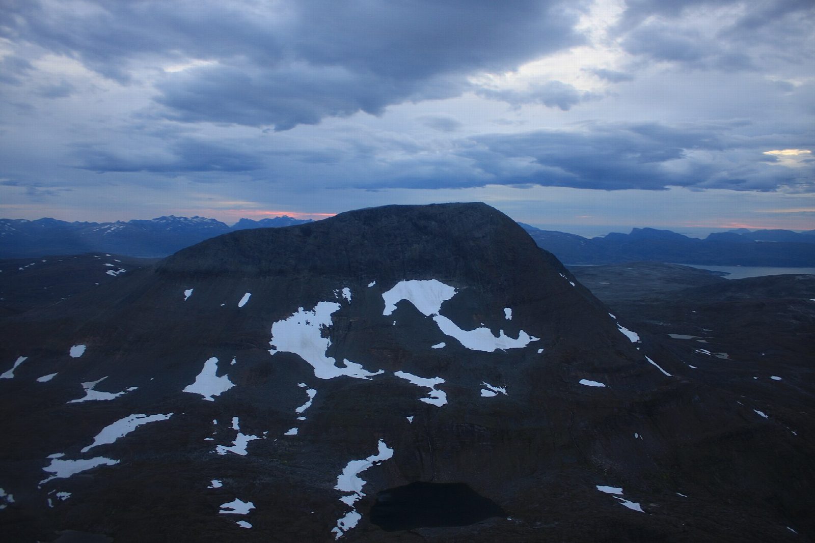 Tromsdalstinden from Tromsdalen