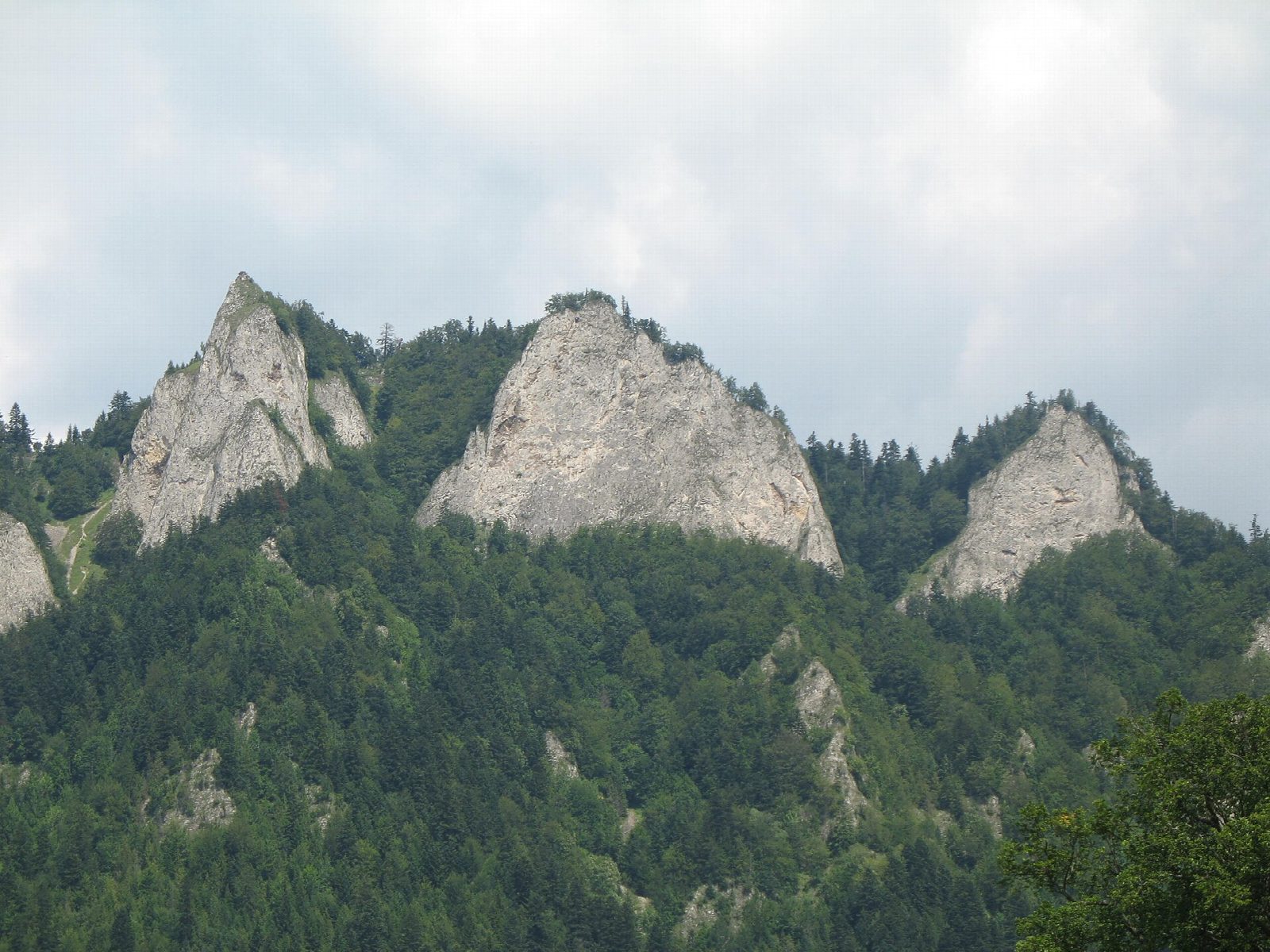 Trzy Korony and Sokolica from Krościenko nad Dunajcem
