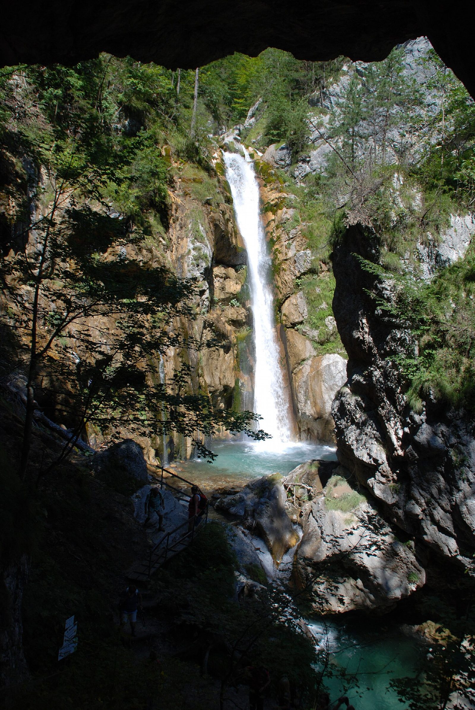 Tscheppaschlucht from Unterloibl