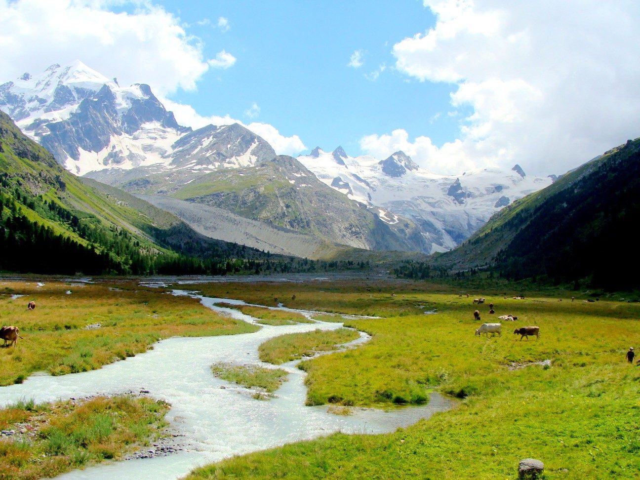 Val Roseg from Pontresina