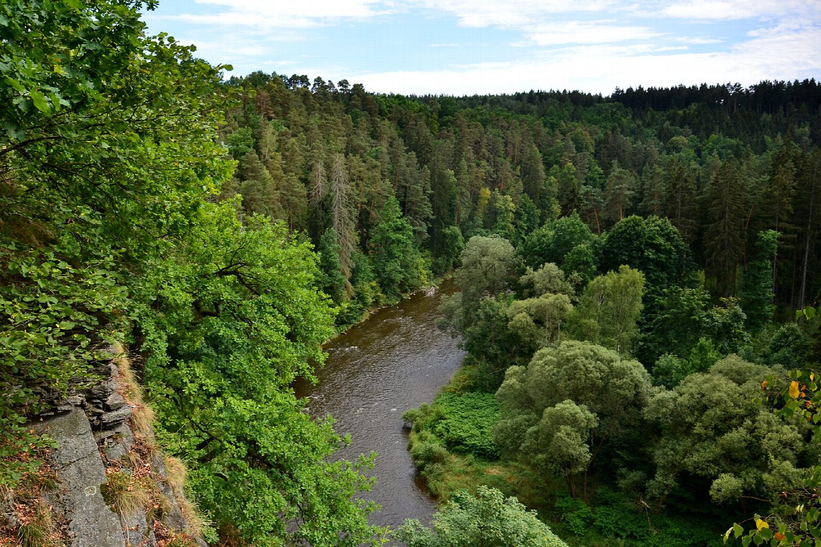 Vltava: Český Krumlov to Zlatá Koruna