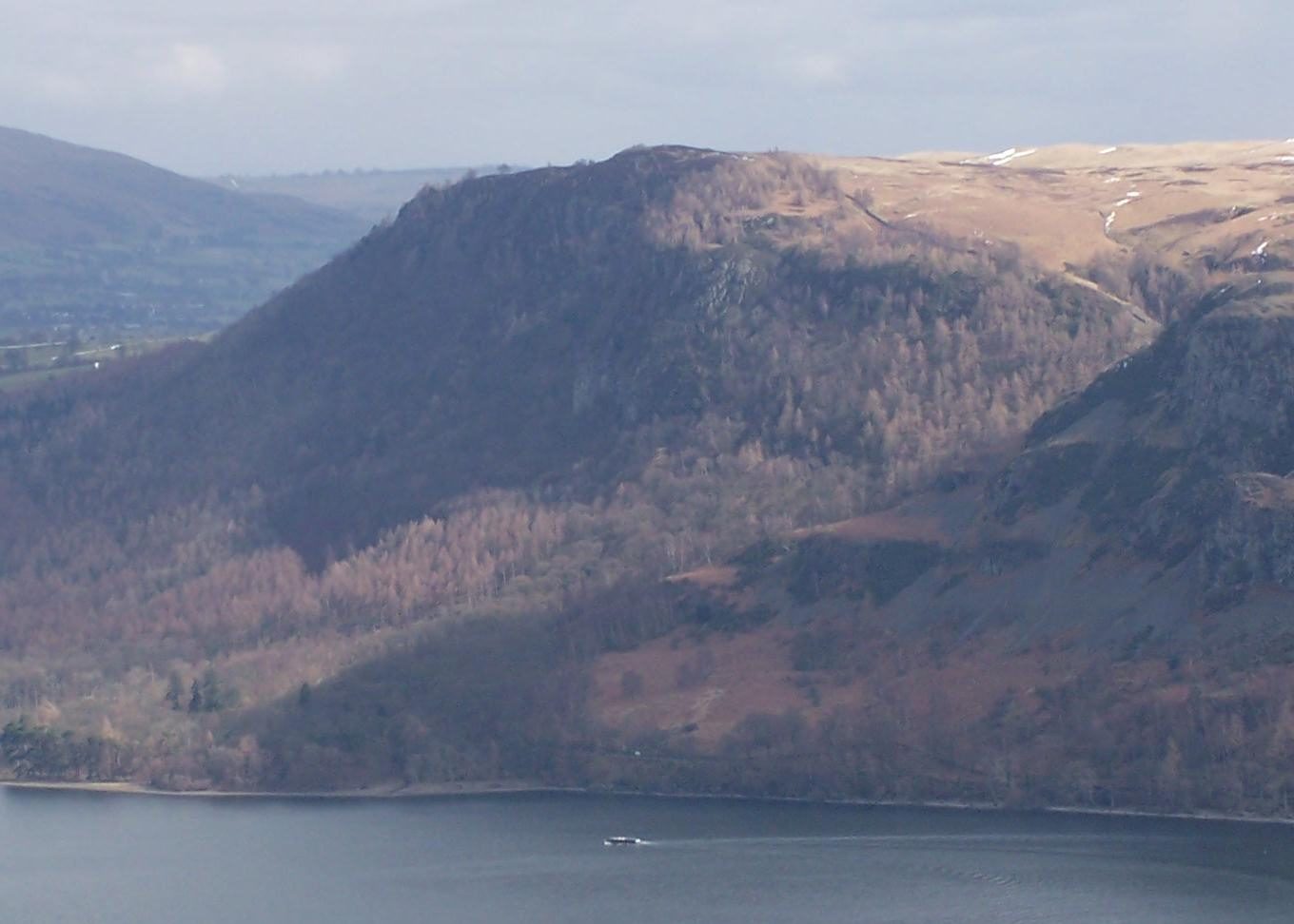 Walla Crag and Ashness Bridge from Great Wood