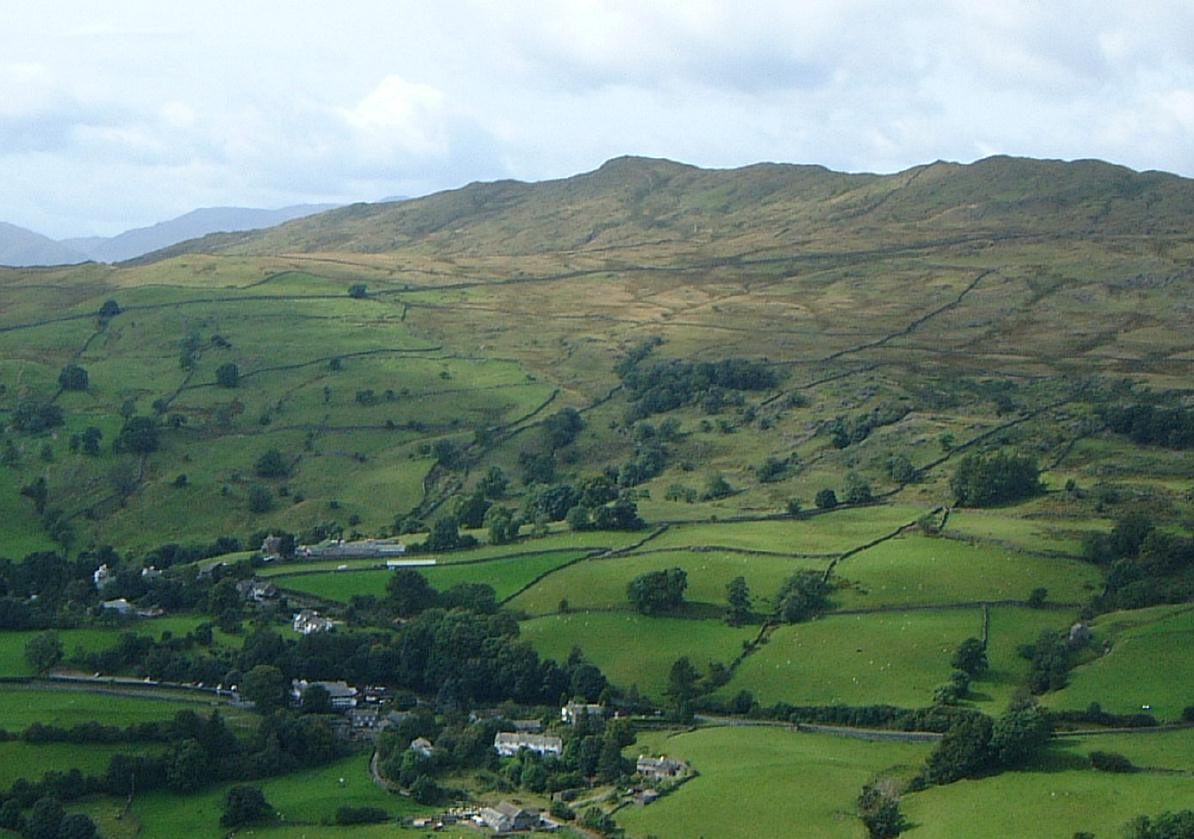 Wansfell Pike and Troutbeck from Ambleside