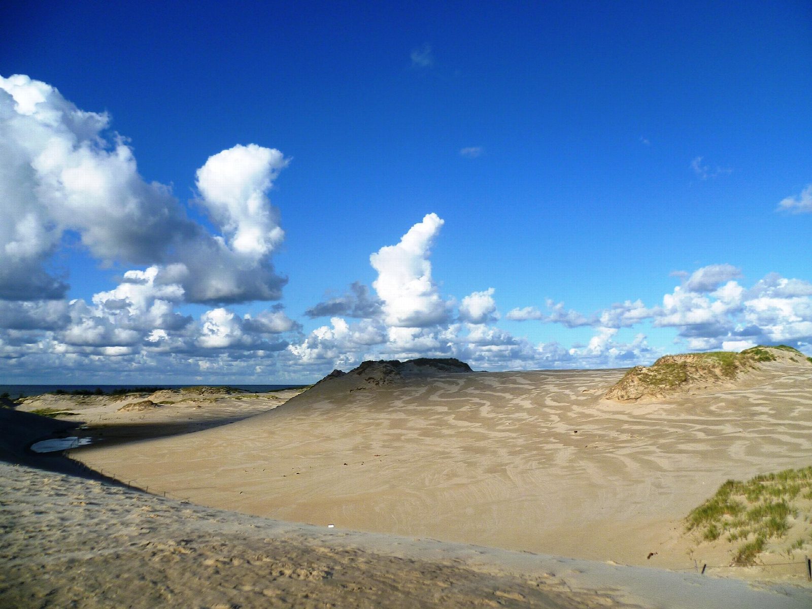 Wydma Łącka from Rąbka, back along the beach to Stara Łeba
