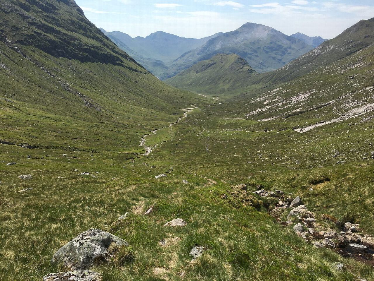 Aonach Mòr and Aonach Beag by Coire Giubhsachan from Glen Nevis