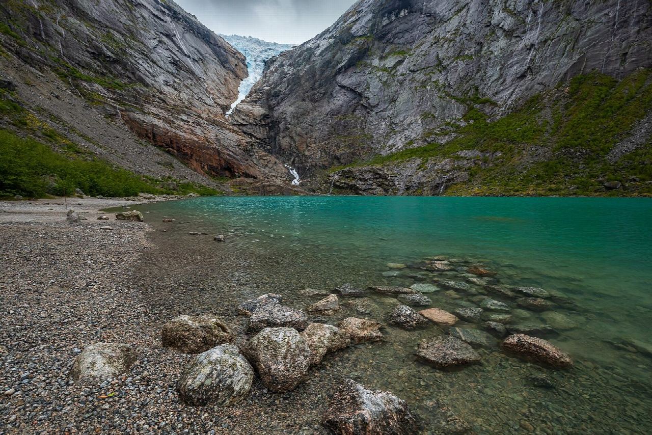 Briksdalsbreen from Briksdal