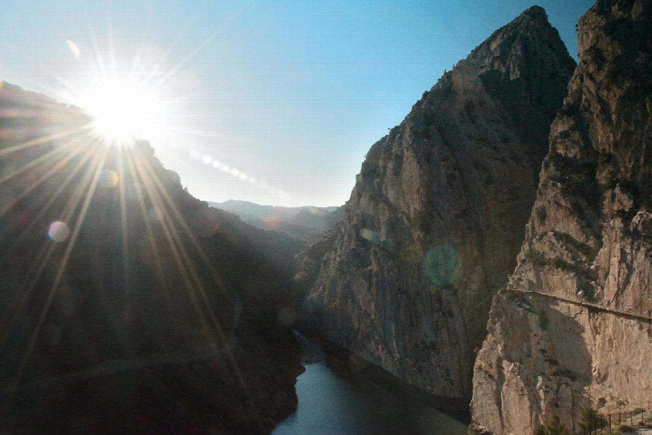 The Caminito del Rey through the Gaitanes gorge
