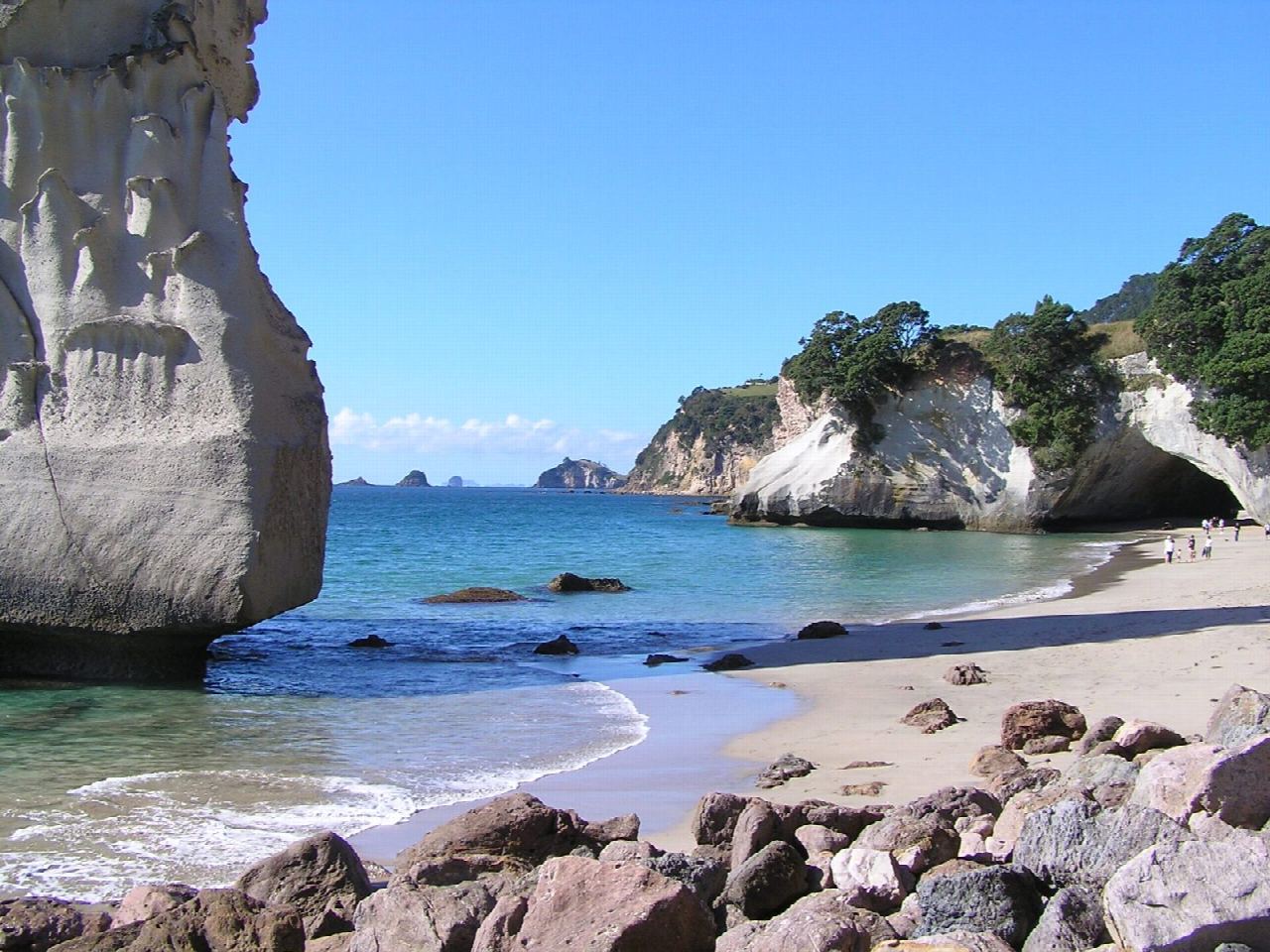 Mautohe Cathedral Cove from Hahei
