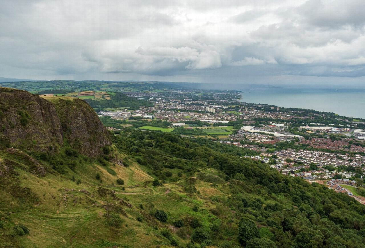 Cave Hill and McArt's Fort by the quarry path
