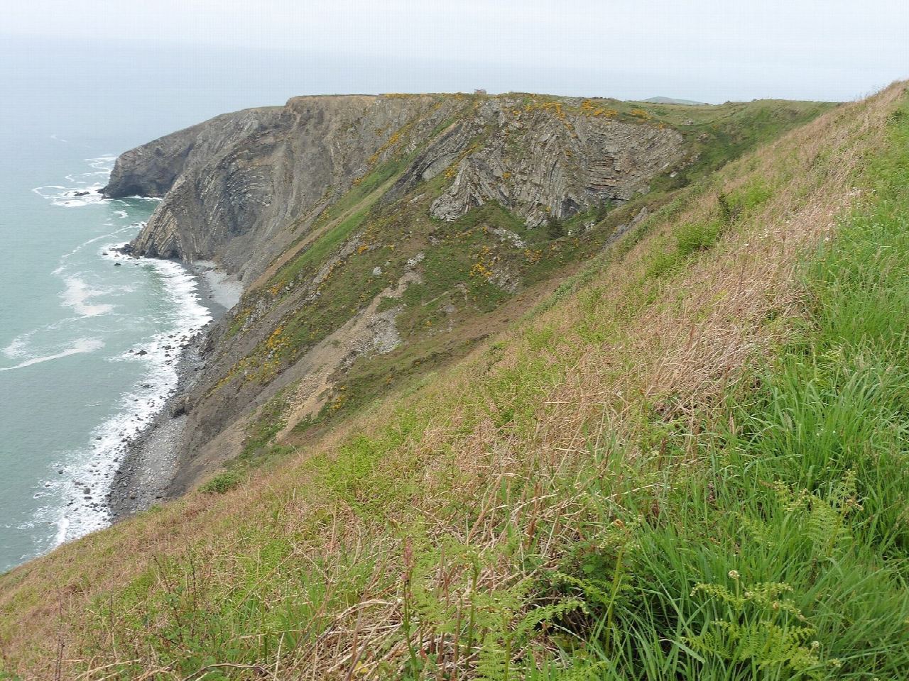 Cemaes Head from Poppit Sands
