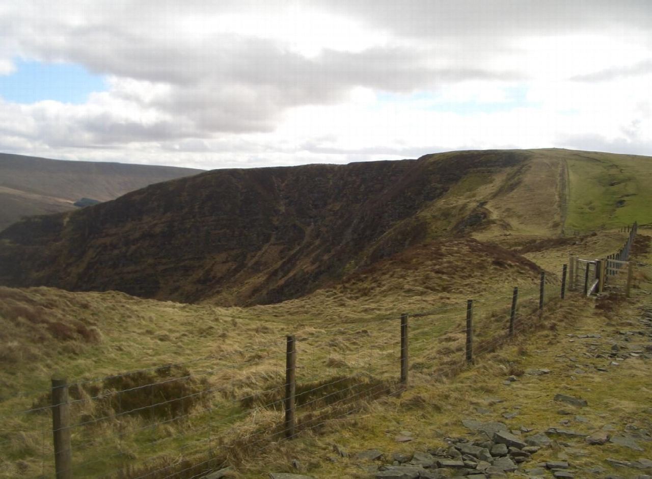 Craig Cerrig-gleisiad nature reserve and the cwm