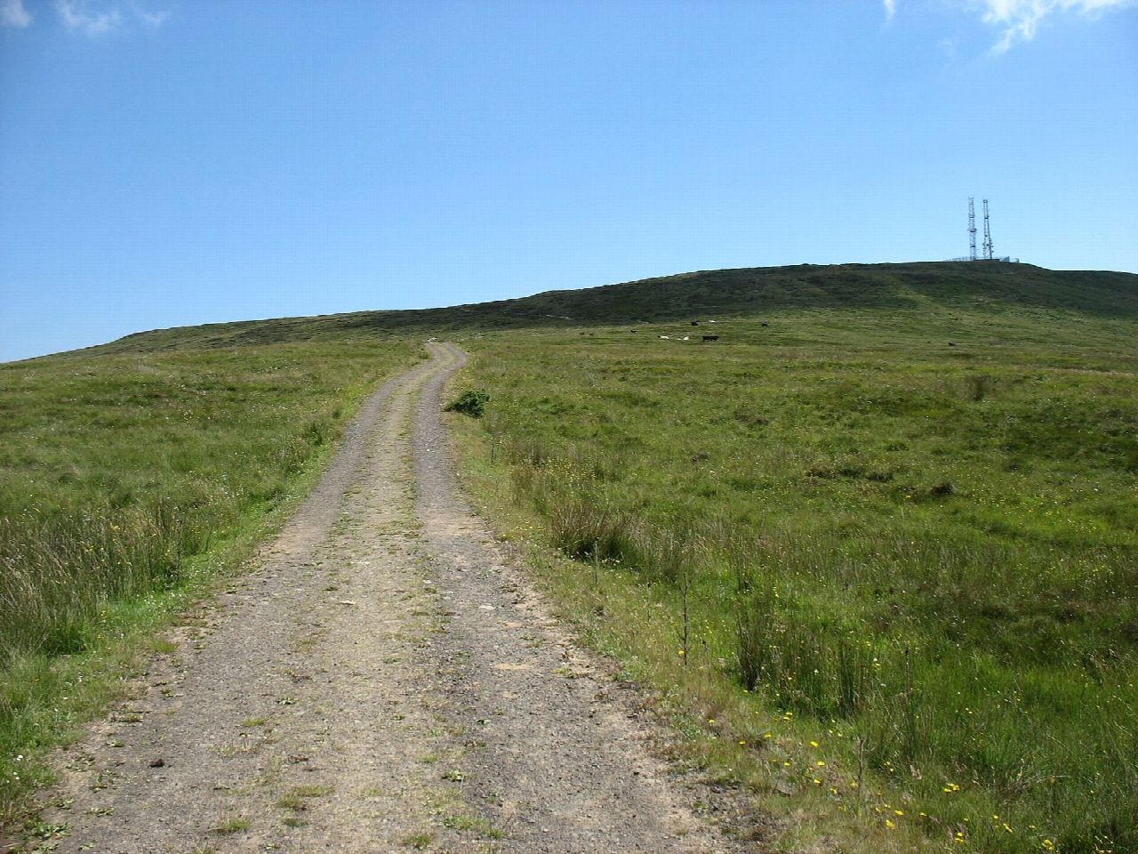 Divis and the Black Mountain from the lower car park