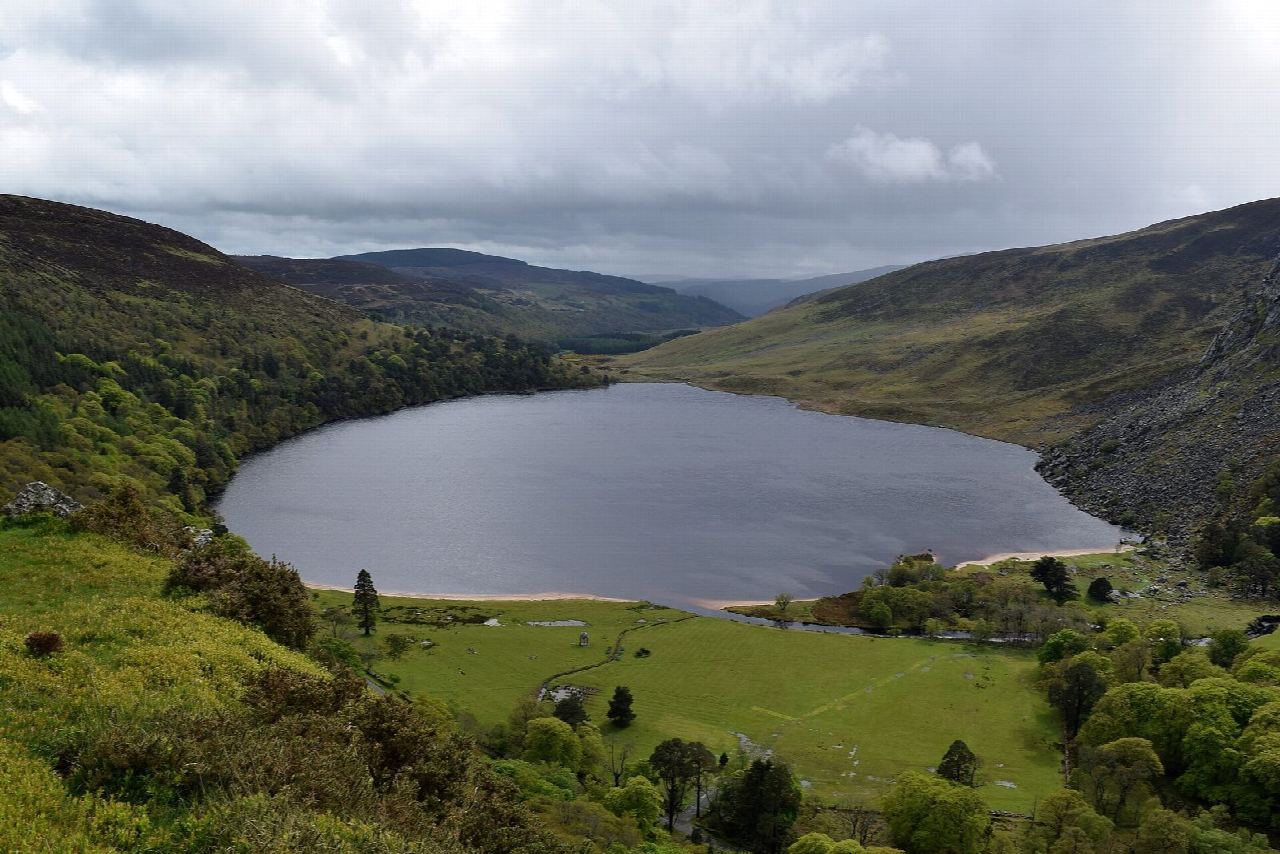 Djouce and White Hill above Lough Tay