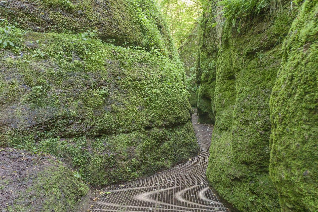 Drachenschlucht and the Wartburg from Mariental