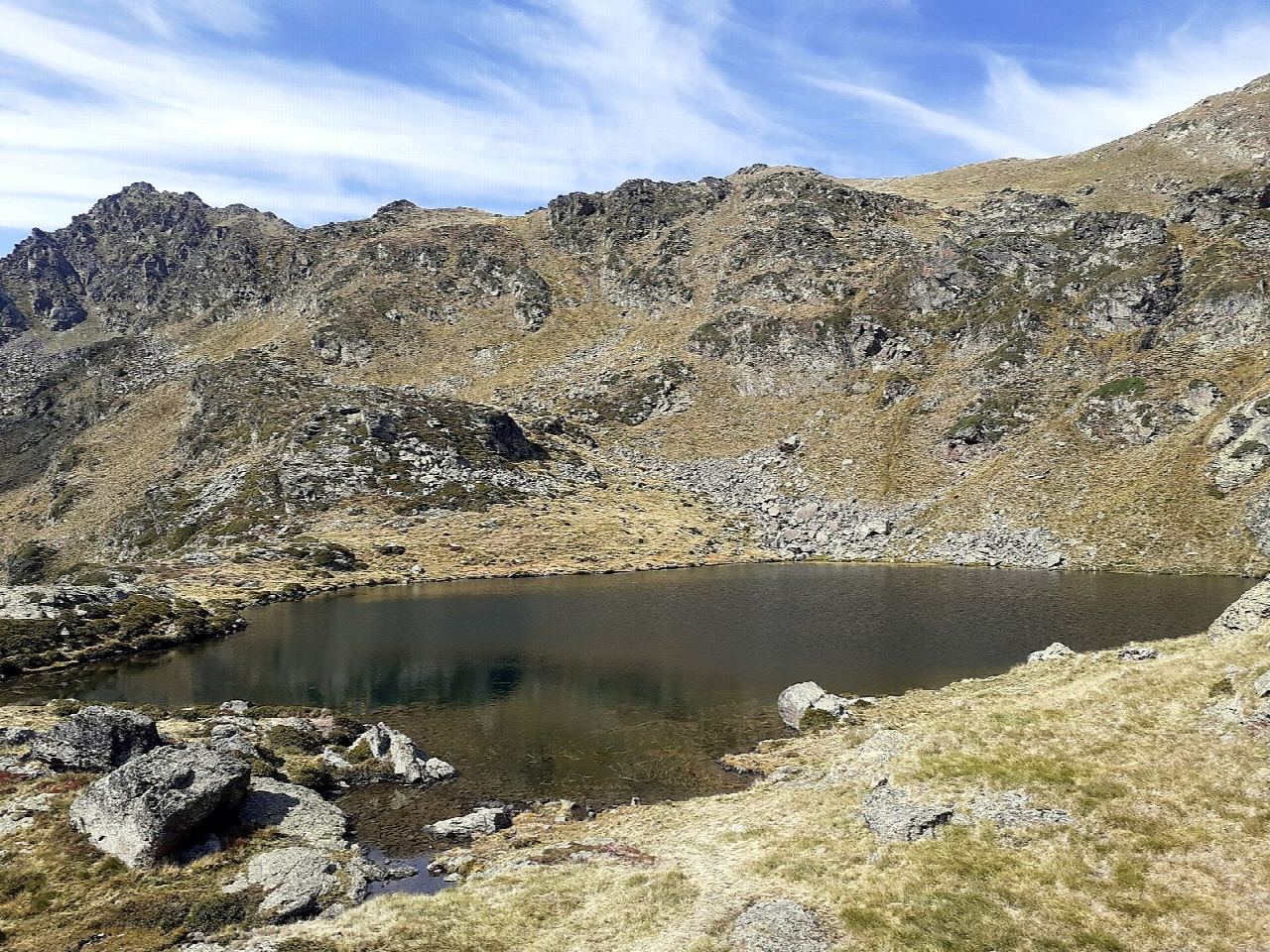 Tristaina Lakes (Estanys de Tristaina) from La Coma