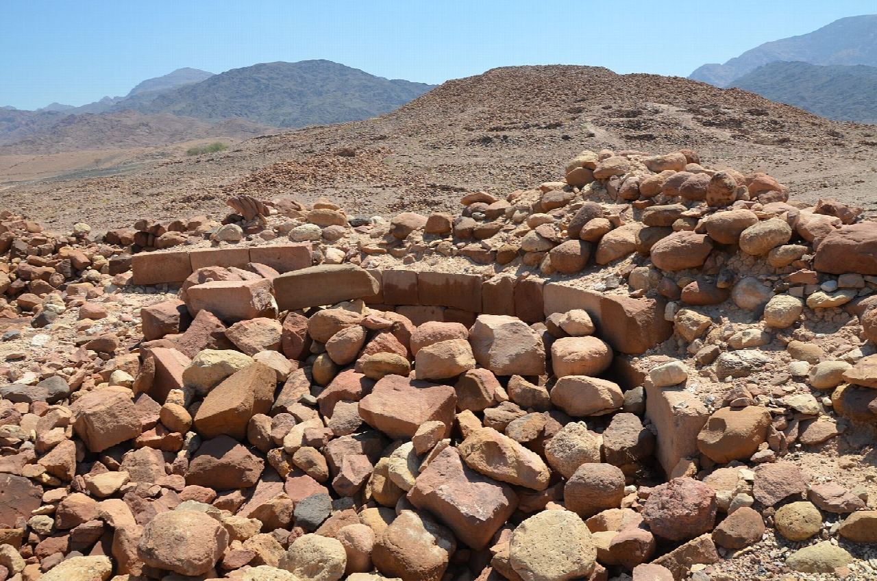 Feynan: the ruins of Khirbet Faynan from the Ecolodge