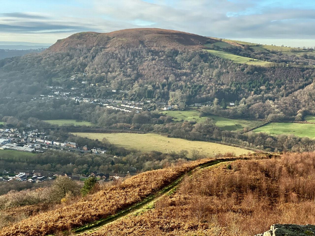 Garth Hill from Gwaelod-y-Garth