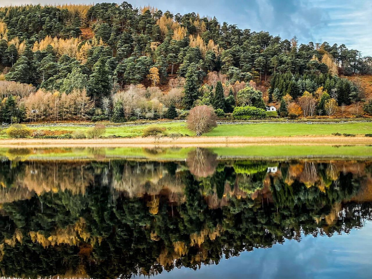 Glendalough: the Monastic City and the two lakes