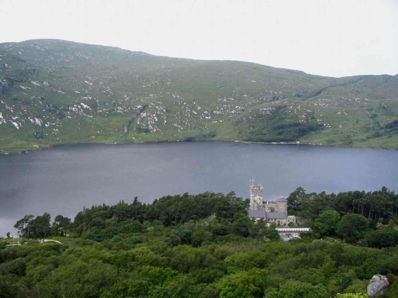 Glenveagh: Lough Veagh to the castle and the View Point