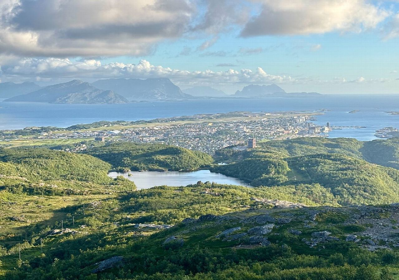 Keiservarden from Rønvikfjellet, Bodø