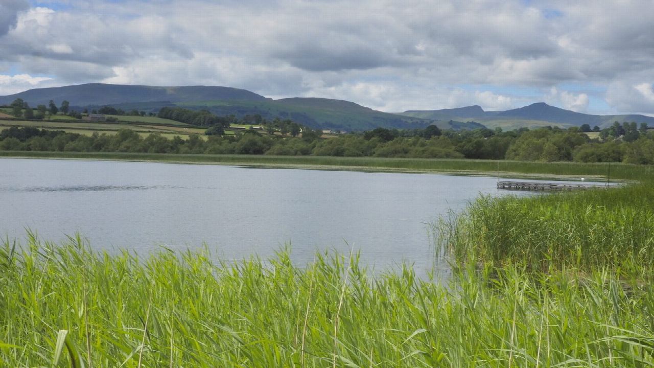 Llangorse Lake Trail, the crannog and the bird hide