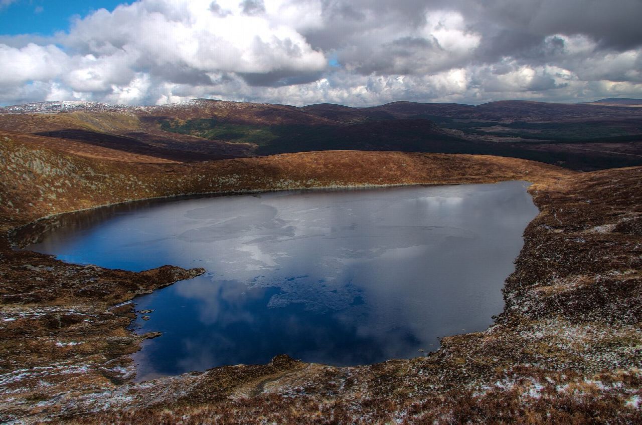 Tonelagee and Lough Ouler from the Wicklow Gap