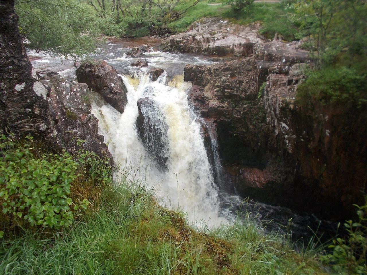 The Lower Falls and Achriabhach Forest, Glen Nevis