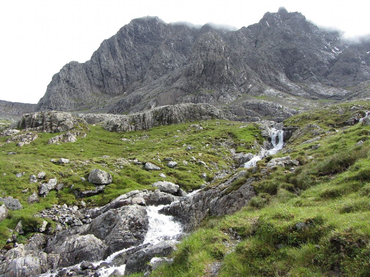 Beneath the North Face of Ben Nevis to the CIC hut