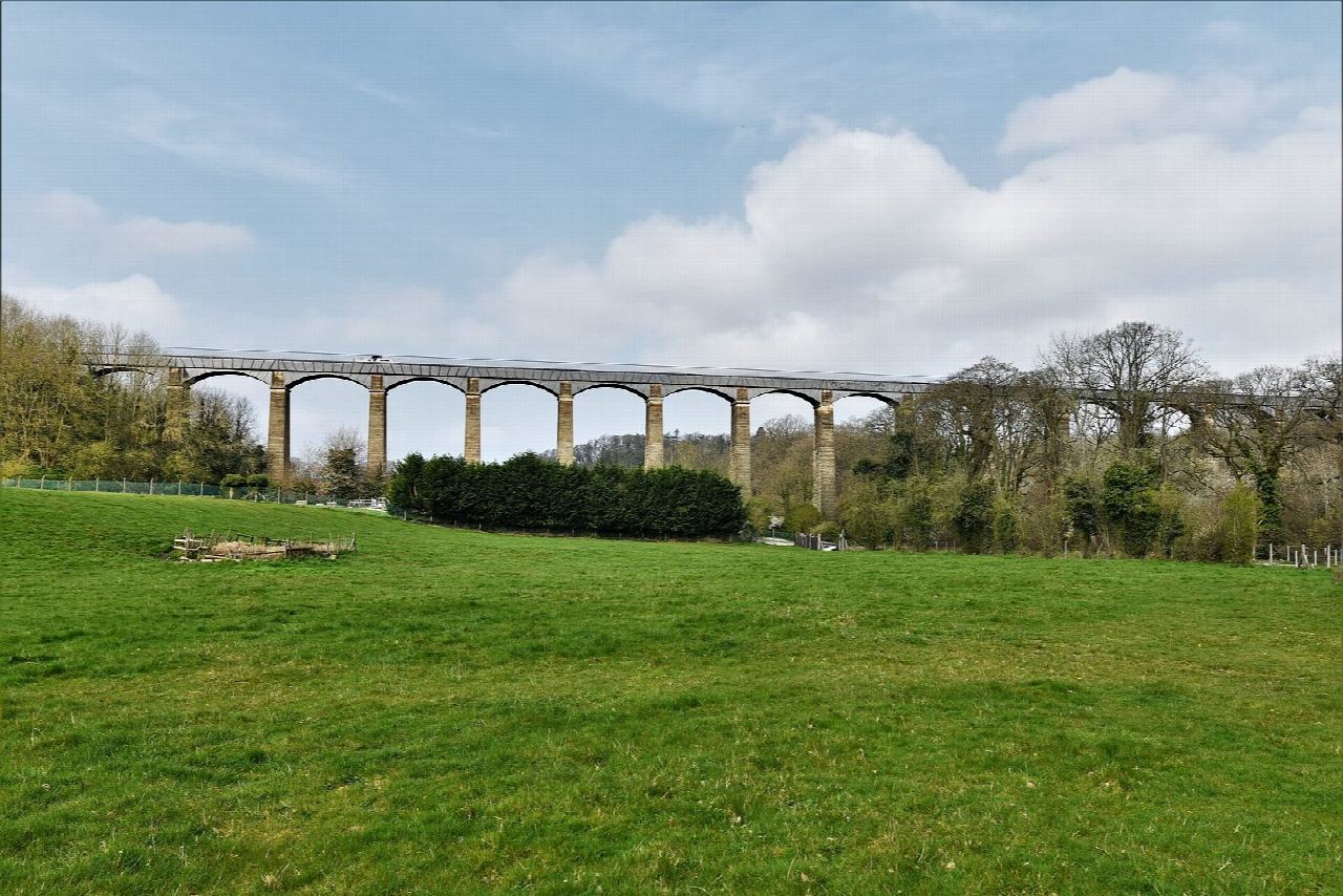 Pontcysyllte Aqueduct, Froncysyllte and Ty Mawr from Trevor