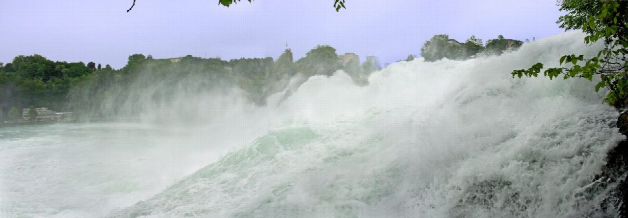 The Rhine Falls from Schaffhausen to Schloss Laufen