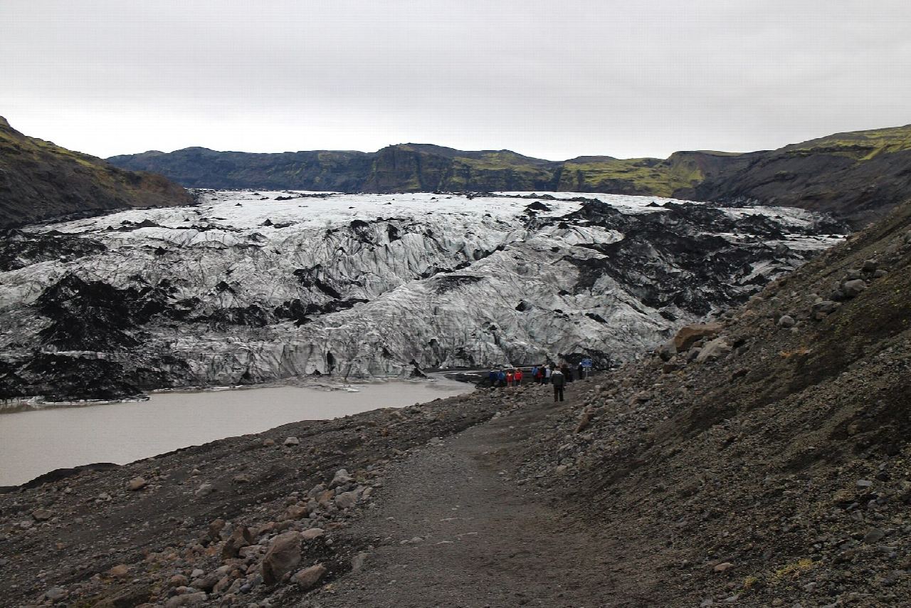 Sólheimajökull glacier viewpoint