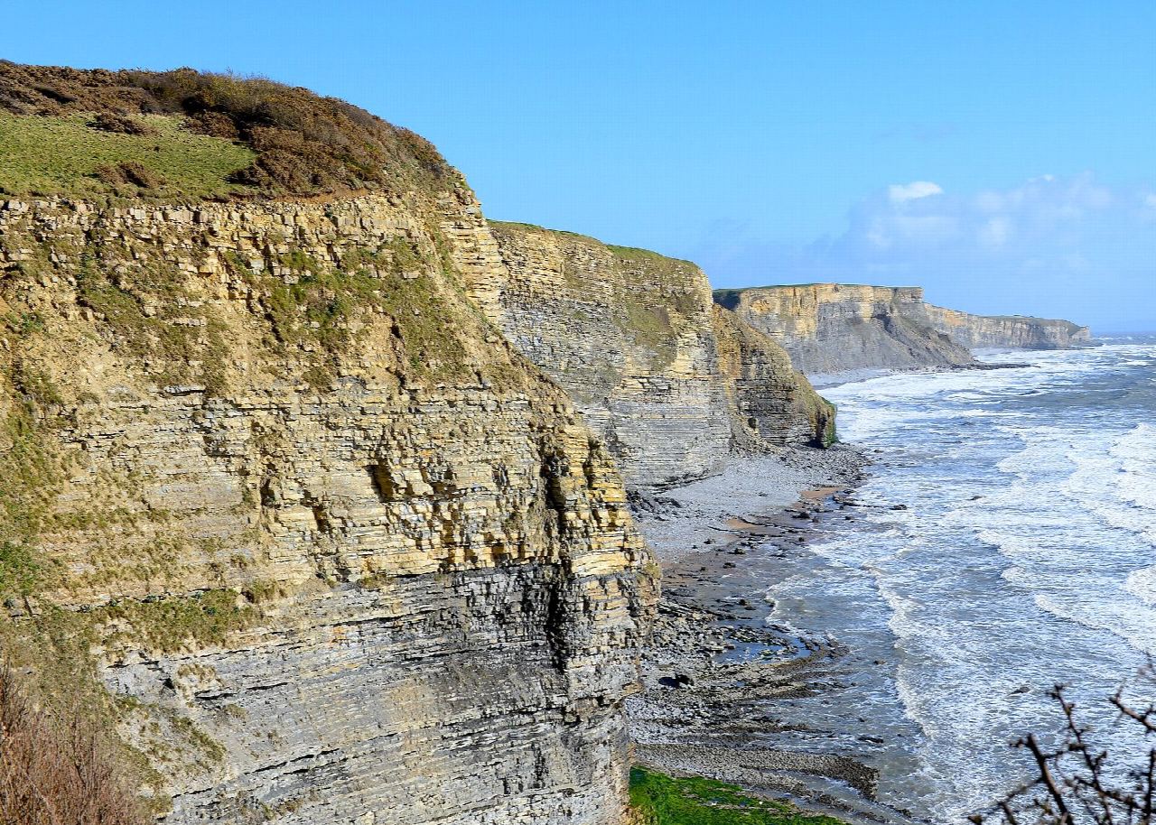 Southerndown, Dunraven Bay and Ogmore Castle