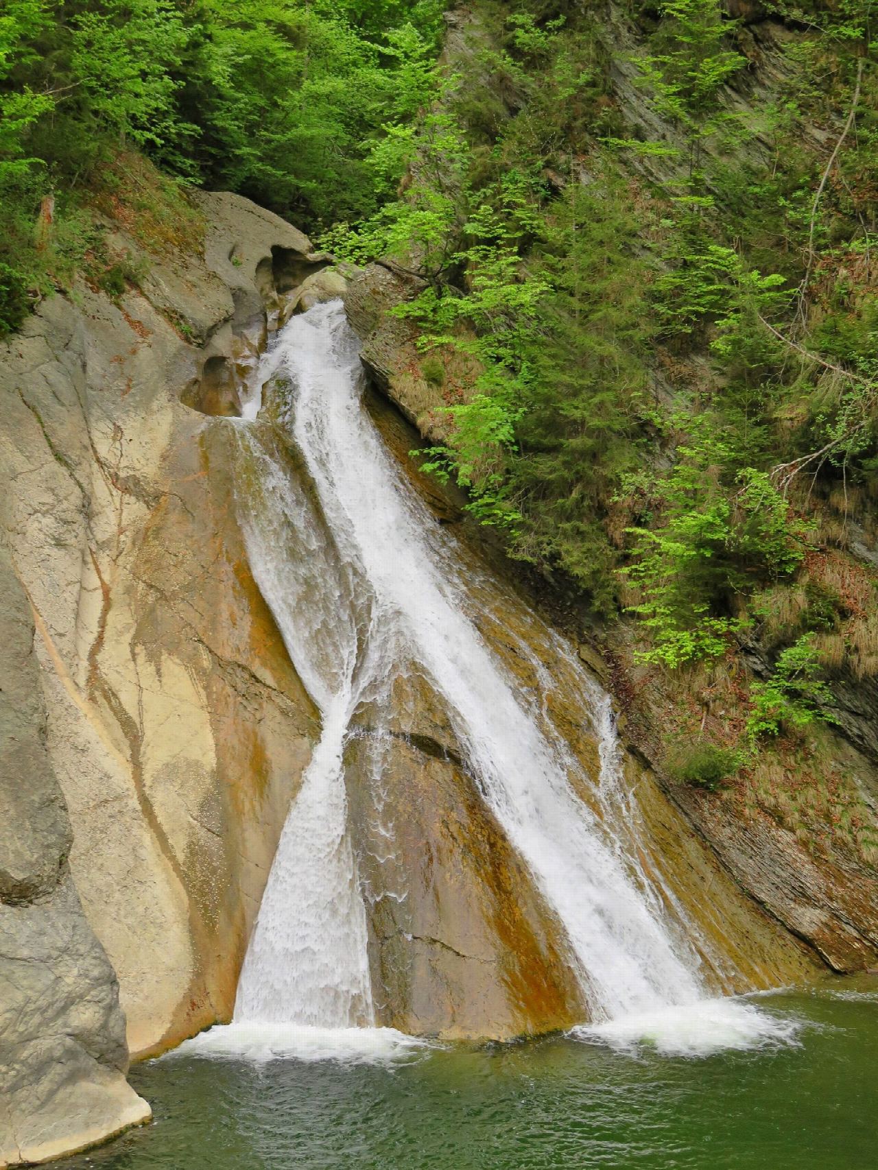 Starzlachklamm and the Alpe Topfen from Winkel