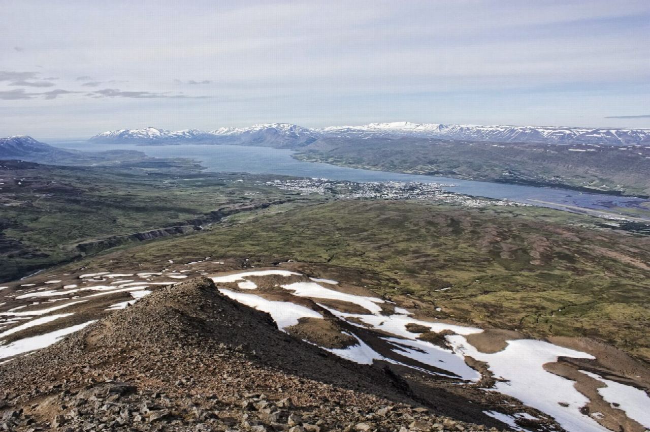 Súlur from Glerárdalur above Akureyri