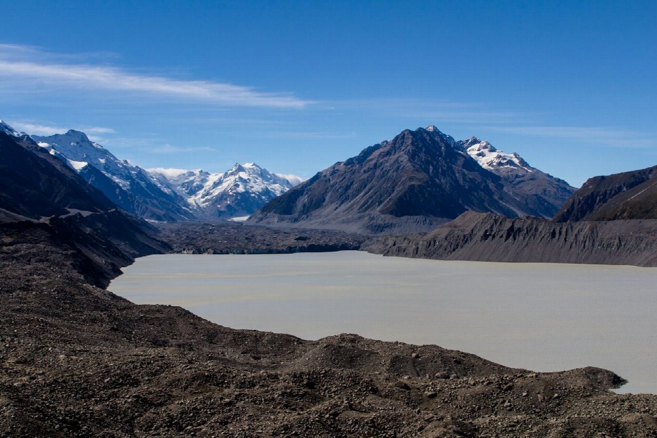 Haupapa/Tasman Glacier view and the Blue Lakes
