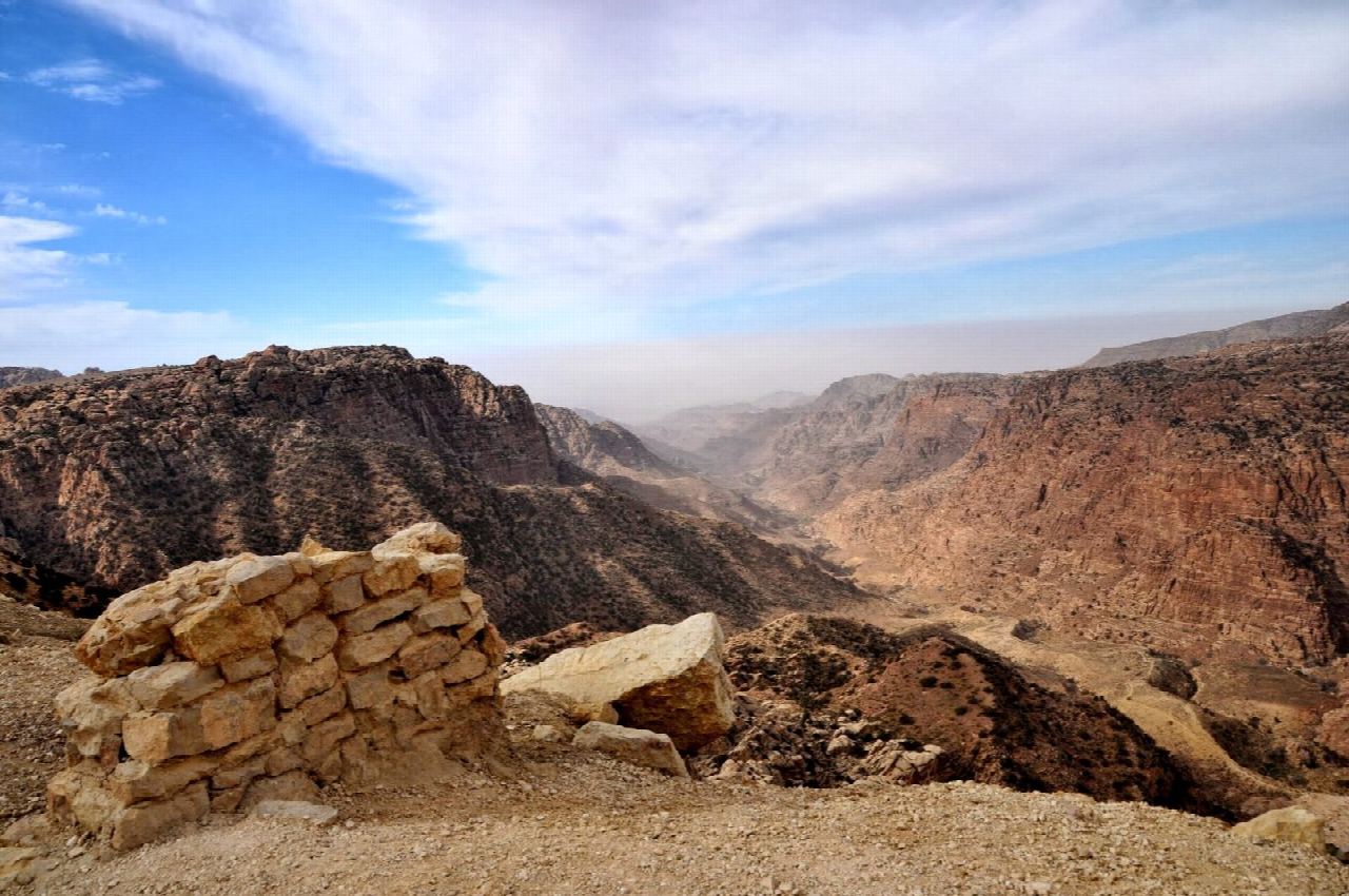 Wadi Dana Trail: from Dana village down to Feynan